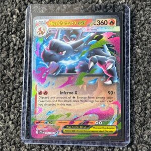 ✨ Mega Charizard X
EX #018/094 Holo Rare Pokémon
Card✨